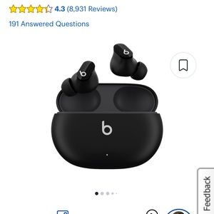 Beats Studio Beats NEW SEALED without box